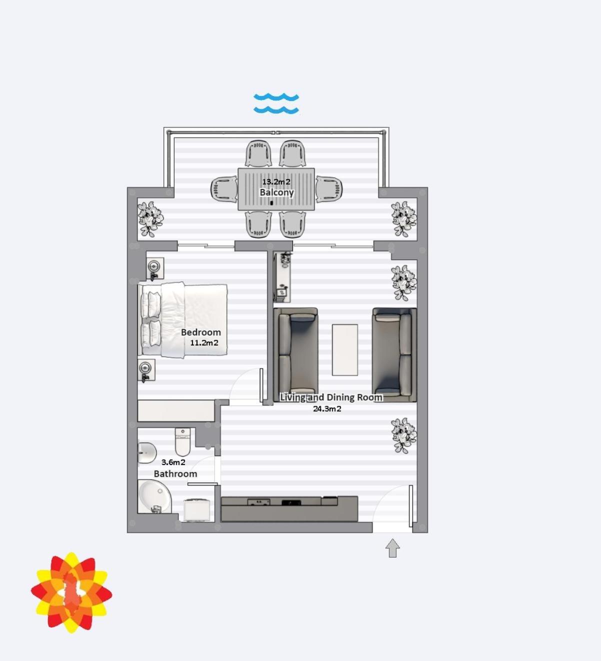 Sail Sea View Apartments ساراندا المظهر الخارجي الصورة